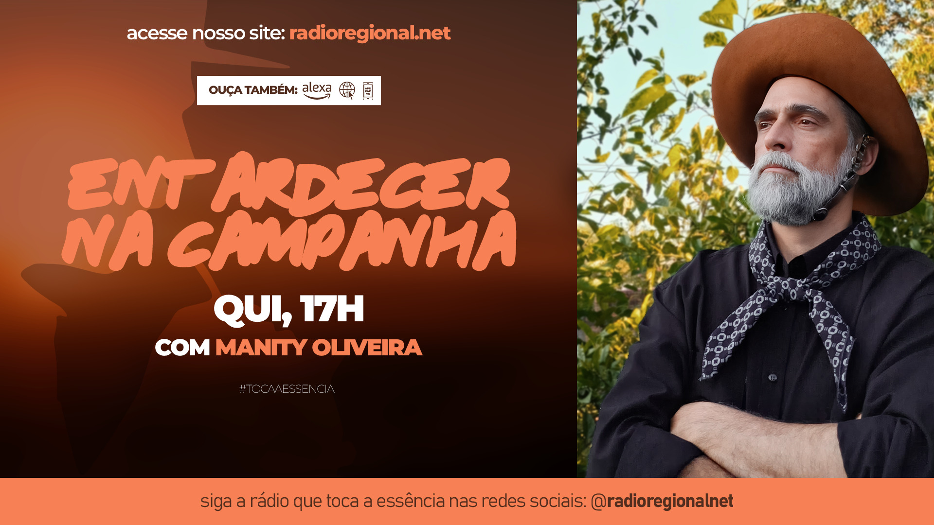 Programa Entardecer na Campanha